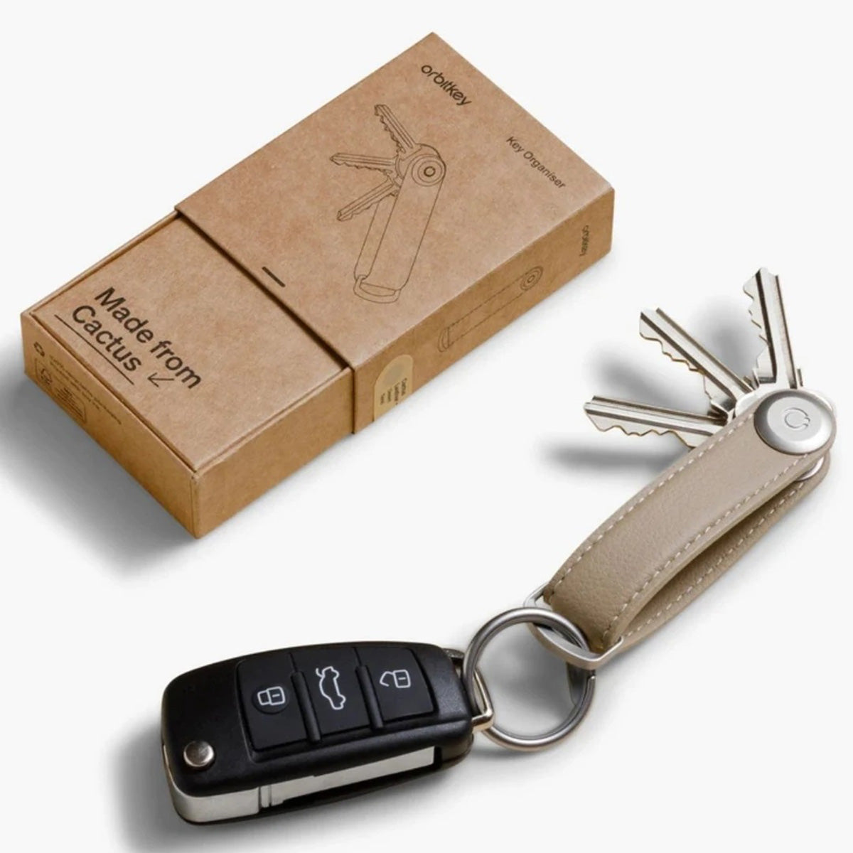 Attach car keys and fobs to the D-ring on your Key Organiser with a  standard key ring, or check out our *life-changing* Orbitkey Ring and... |  Instagram